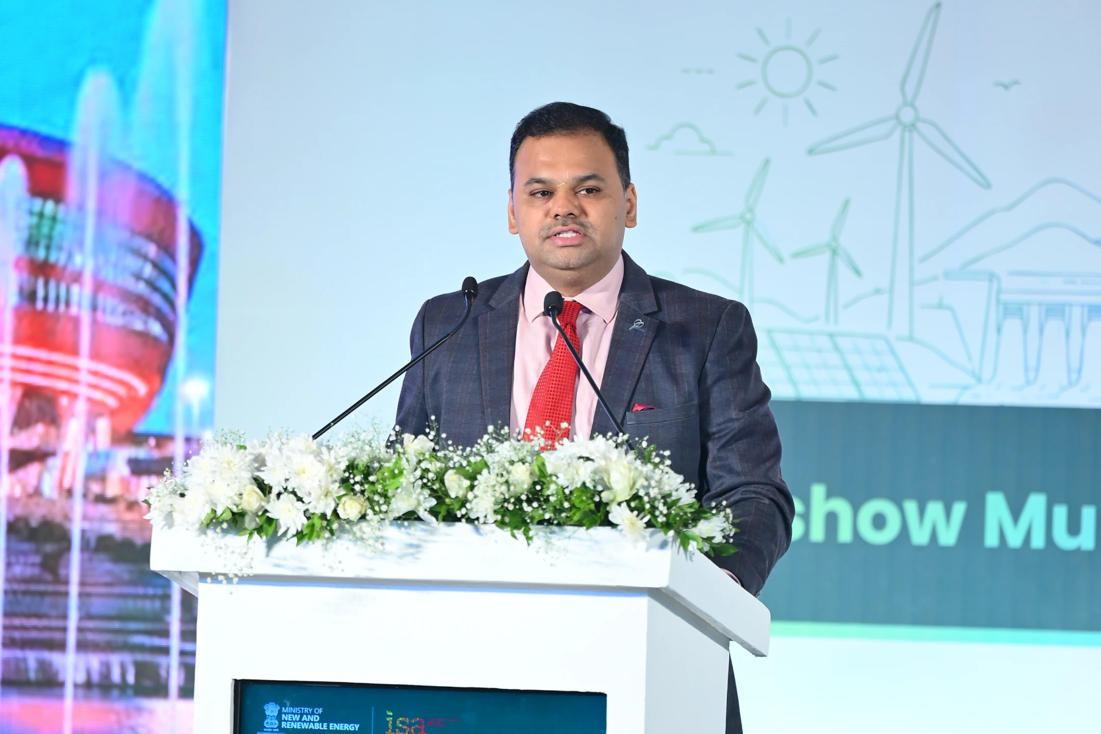 Shri J.V.N. Subramanyam, Joint Secretary, Ministry of New and Renewable Energy, Mumbai Roadshow held on 27th August 2026