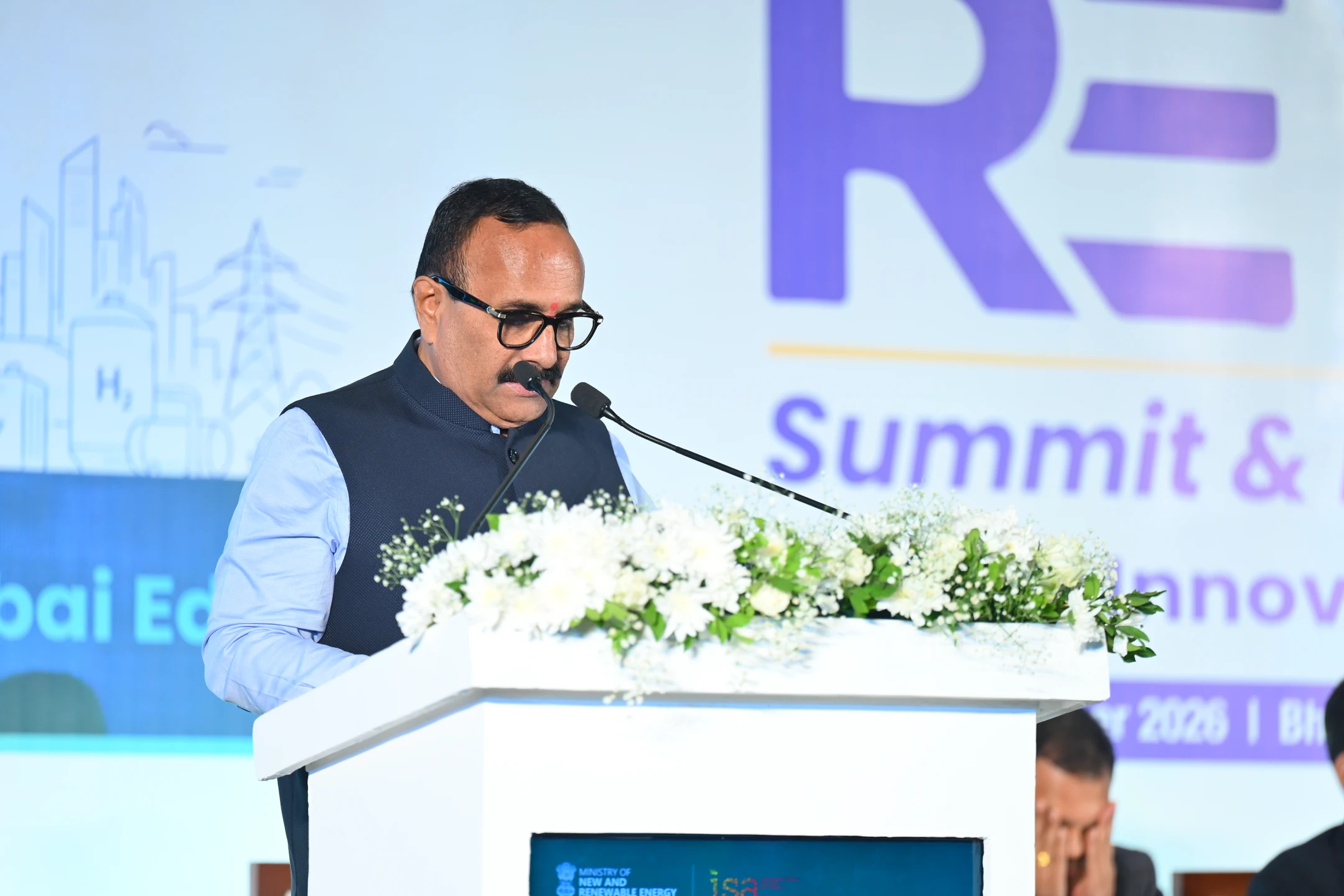 Shri Atul Moreshwar, Hon'ble Minister, New and Renewable Energy, Government of Maharashtra, Mumbai Roadshow held on 27th August 2026